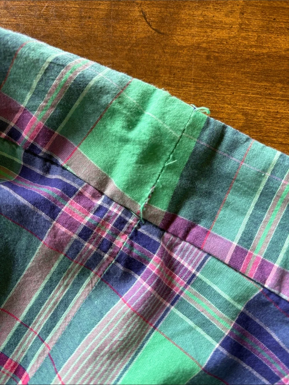 “346” Brooks Brothers Plaid Skirt, Size 4